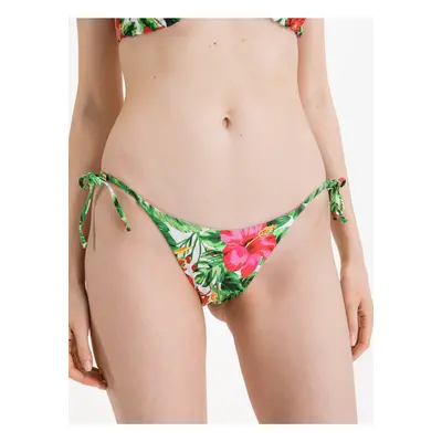 Pink-green double-sided Guess Swimwear Bottoms - Women