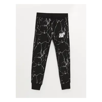 LC Waikiki Printed Boys' Jogger Sweatpants with Elastic Waist