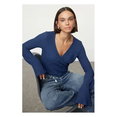 Trendyol Dark Indigo Knitted Blouse