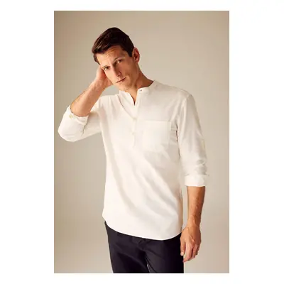 DEFACTO Slim Fit Long Sleeve Shirt