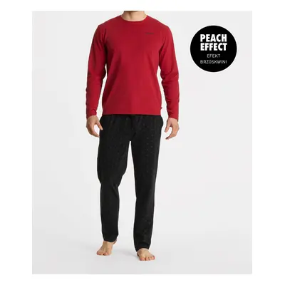 Men's pyjamas ATLANTIC - black/red