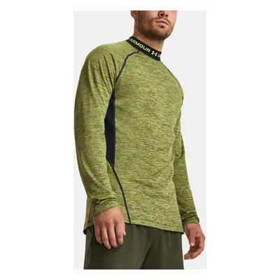 Under Armour T-Shirt UA CG Armour Twist Mock-YLW - Mens