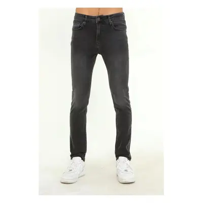 49153 Dewberry Expl Skinny Fit Mens Jeans-ANTHRACITE