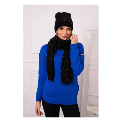 Women's set with scarf Jowita K360 black