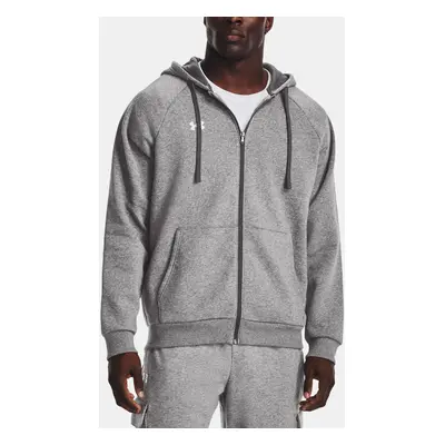 Under Armour Sweatshirt UA Rival Fleece FZ Hoodie-GRY - Mens