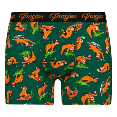 Men's boxers Sloth Frogies Christmas