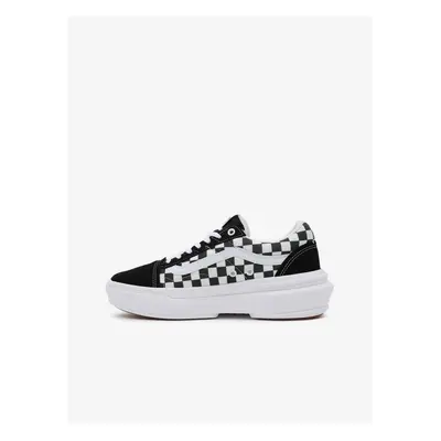 White and Black Checkered Suede Sneaker VANS UA Old - Ladies