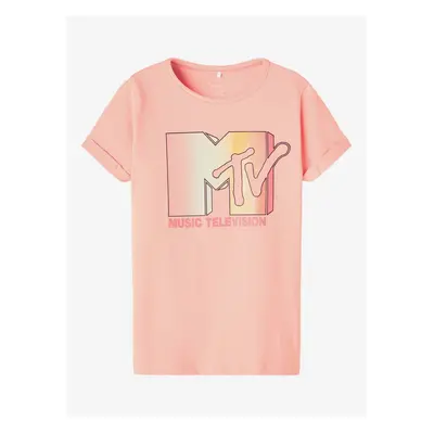 Pink Girly T-Shirt name it MTV - Girls