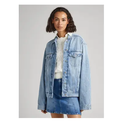 Light blue women denim jacket Pepe Jeans Alice - Ladies