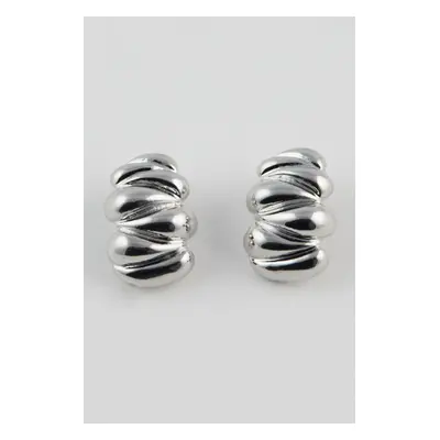 DEFACTO Women's Silver Earrings