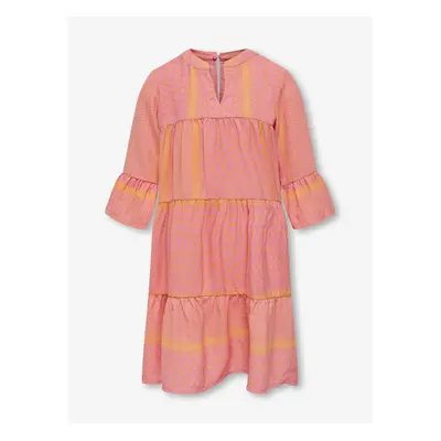 Pink girls' dress ONLY Alberte - Girls