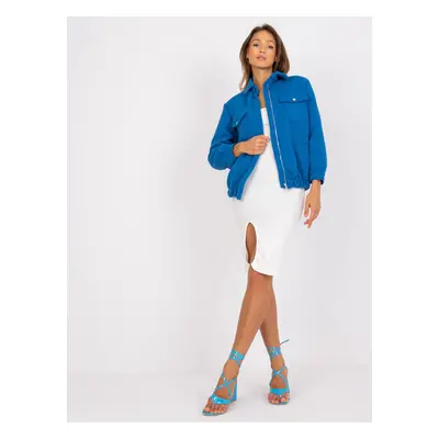 Women's quilted jacket Rue Paris Tivoli - blue