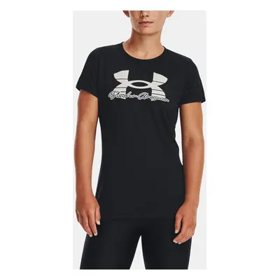 Under Armour T-Shirt UA Tech Solid Script SSC-BLK - Women