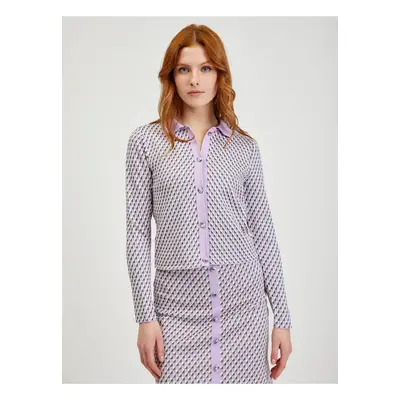 Light Purple Women's Patterned Cardigan ORSAY - Ladies