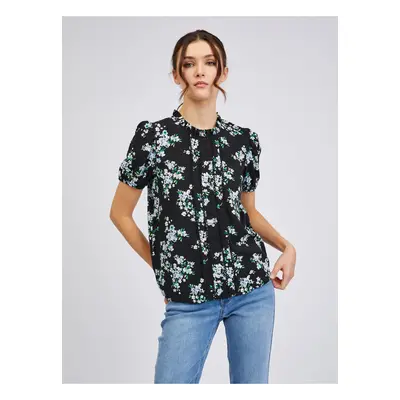 Orsay Black Women Floral Blouse - Women