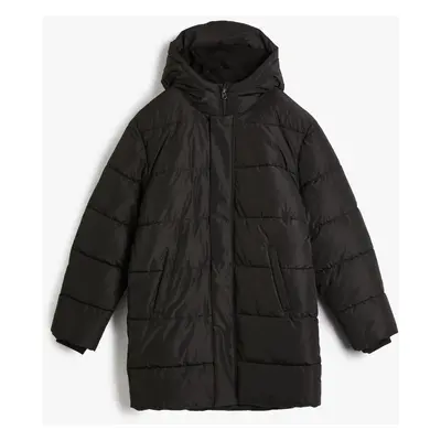 Koton Boys Black Coat