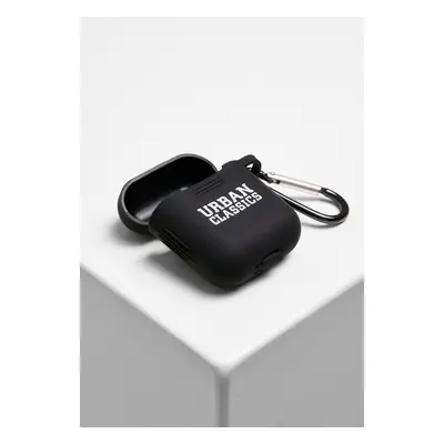 Headphone case with black logo