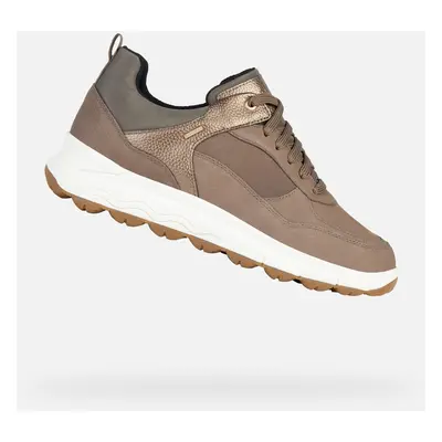 Brown women's sneakers Geox Spherica 4x4 B Abx - Women's