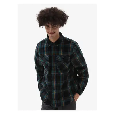 Dark Green Men's Reversible Shirt Jacket VANS - Men