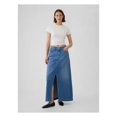 GAP Denim maxi skirt UltraSoft - Women's