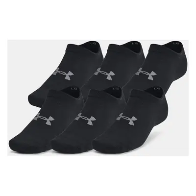 Under Armour Socks UA Essential No Show 6pk-BLK - unisex