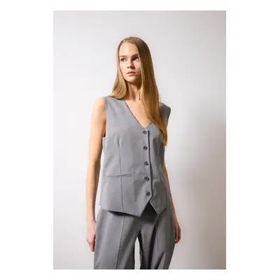 DEFACTO Long Fit Blazer Vest