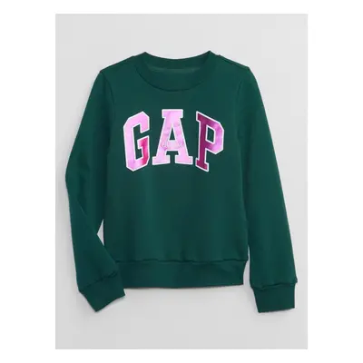 GAP Children's sweatshirt with metallic logo - Girls