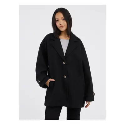 Black Ladies Coat Noisy May Alicia - Women