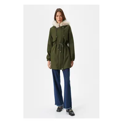 Koton Women's Khaki Coat