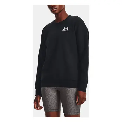 Under Armour Sweatshirt Essential Fleece Crew-BLK - Women