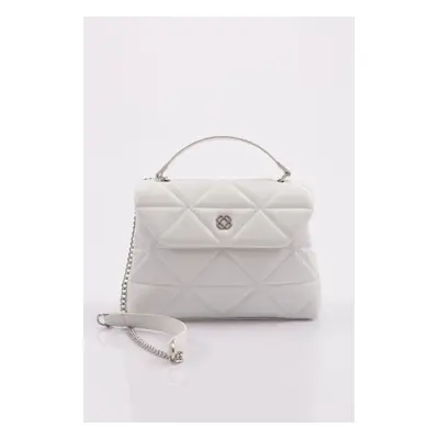 DGN Women's Daily Shoulder and Shoulder Bag White