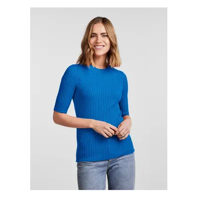 Blue Women's Ribbed Lightweight Sweater Pieces Crista - Women