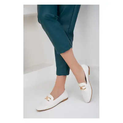 Soho White Women's Flats