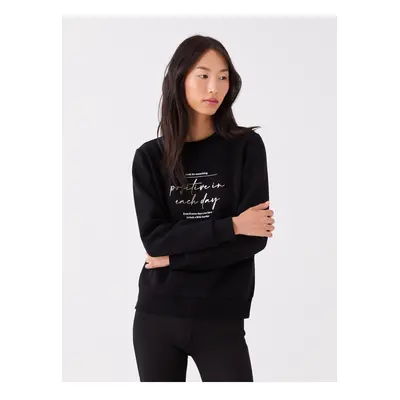 LC Waikiki Crew Neck Printed Long Sleeve Women's Sweatshirt