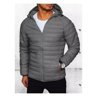 Dark Grey Men's Transitional Quilted Dstreet Jacket