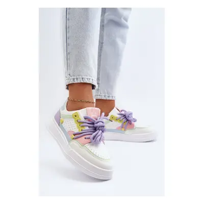 Women's Eco Leather Sneakers Multicolor Avanalis