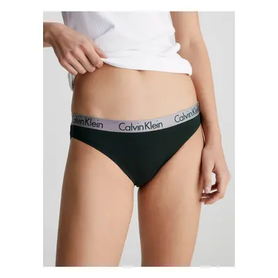 Set of three women's panties in dark green and grey Calvin Klein Un - Women