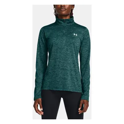 Under Armour T-Shirt Tech 1/2 Zip- Twist-BLU - Women