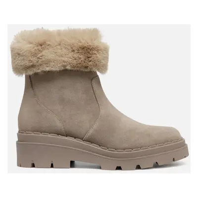 Beige women's ankle boots Geox Felleny - Women's