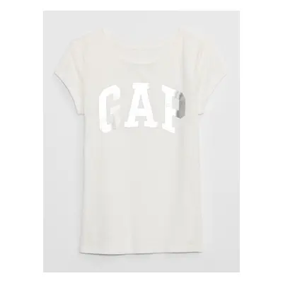 GAP Children's T-shirt with metallic logo - Girls