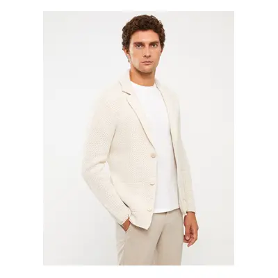 LC Waikiki Slim Fit Shawl Collar Men's Knitwear Cardigan