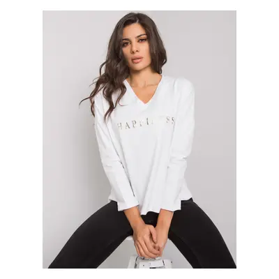 RUE PARIS White women's long-sleeved T-shirt