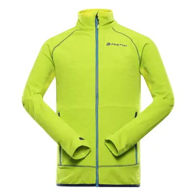 Men's quick-drying sweatshirt ALPINE PRO ONNEC lime green