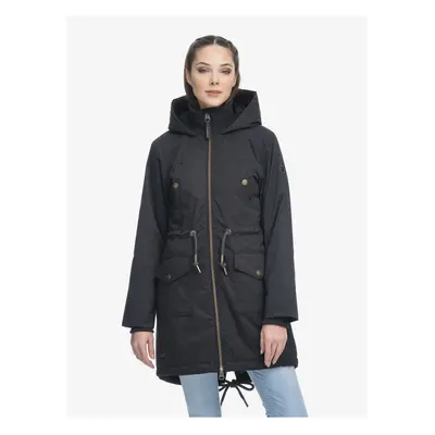 Black Women's Hooded Parka Ragwear Crescend - Women