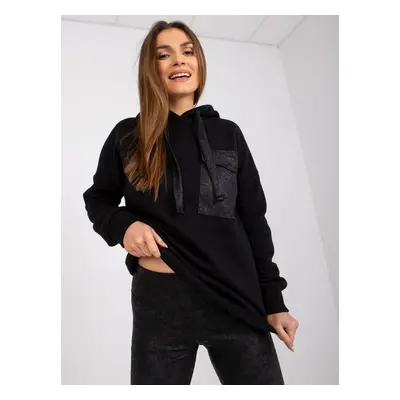 Black two-piece tracksuit with Elba leggings