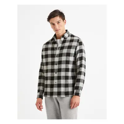 Celio Plaid Shirt Vakurt - Men