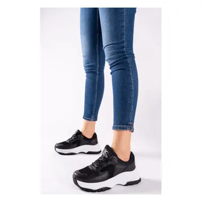 Riccon Black and White Women's Sneaker