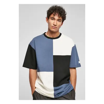 Starter Patchwork Oversize T-Shirt VintageBlue/Black/Light White