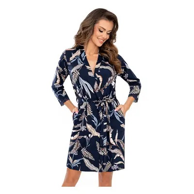 Helen dark blue bathrobe dark blue