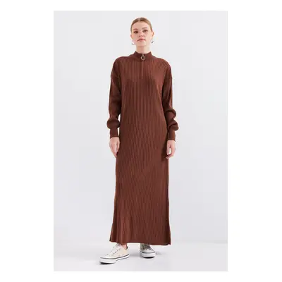 Bigdart Boydan Knitwear Dress - Brown